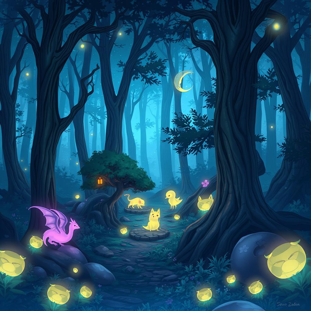 Download Anime A Magical Forest