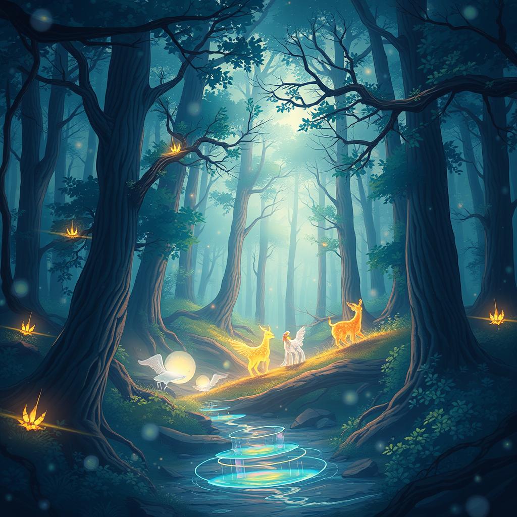 Download Anime A Magical Forest