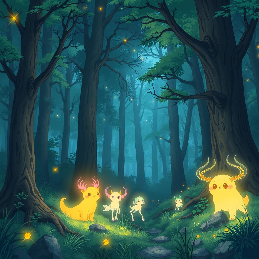 Download Anime A Magical Forest