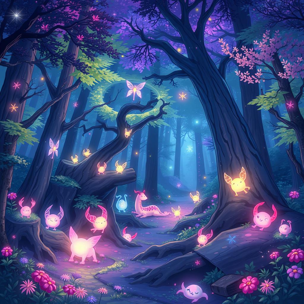 Download Anime A Magical Forest