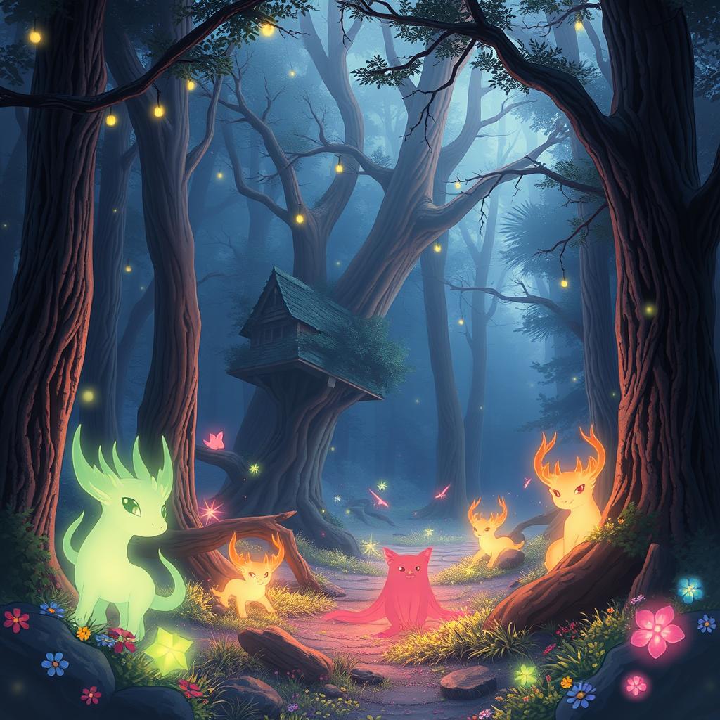 Download Anime A Magical Forest