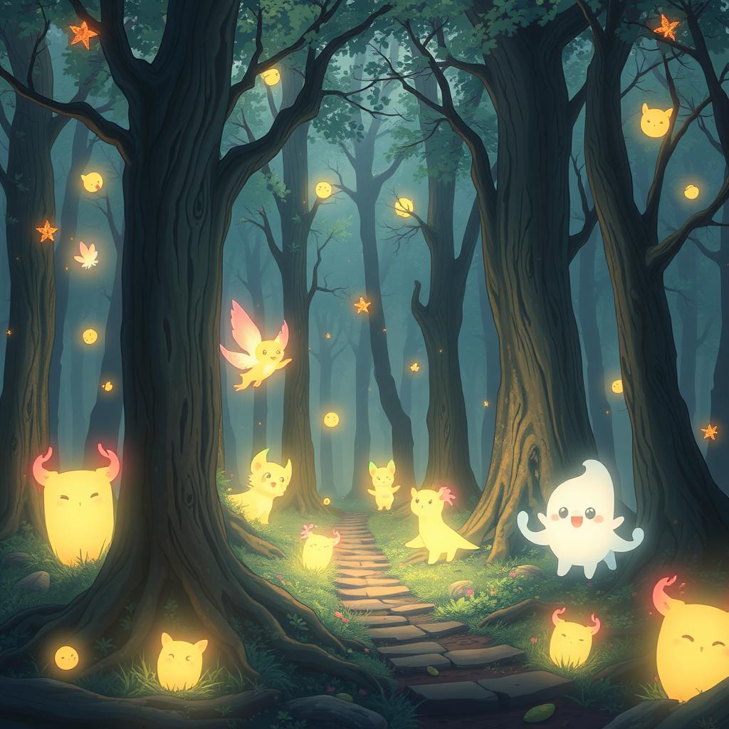 Download Anime A Magical Forest