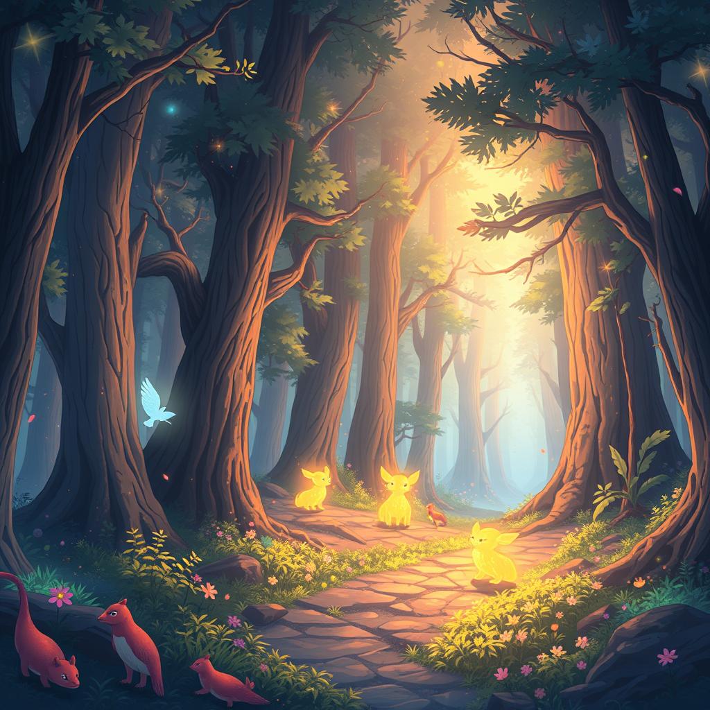 Download Anime A Magical Forest