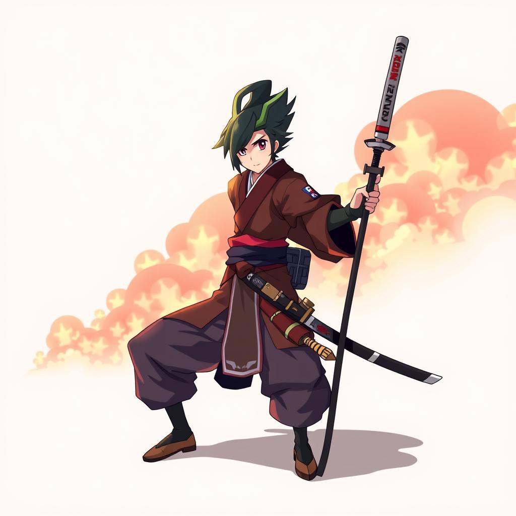 Download Anime A Samurai Pokemon