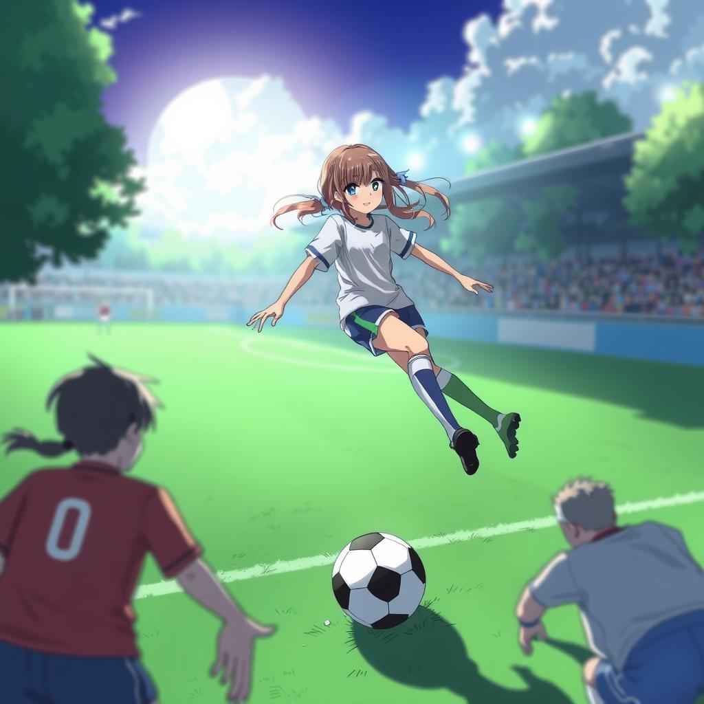 Download Anime A Soccer Girl