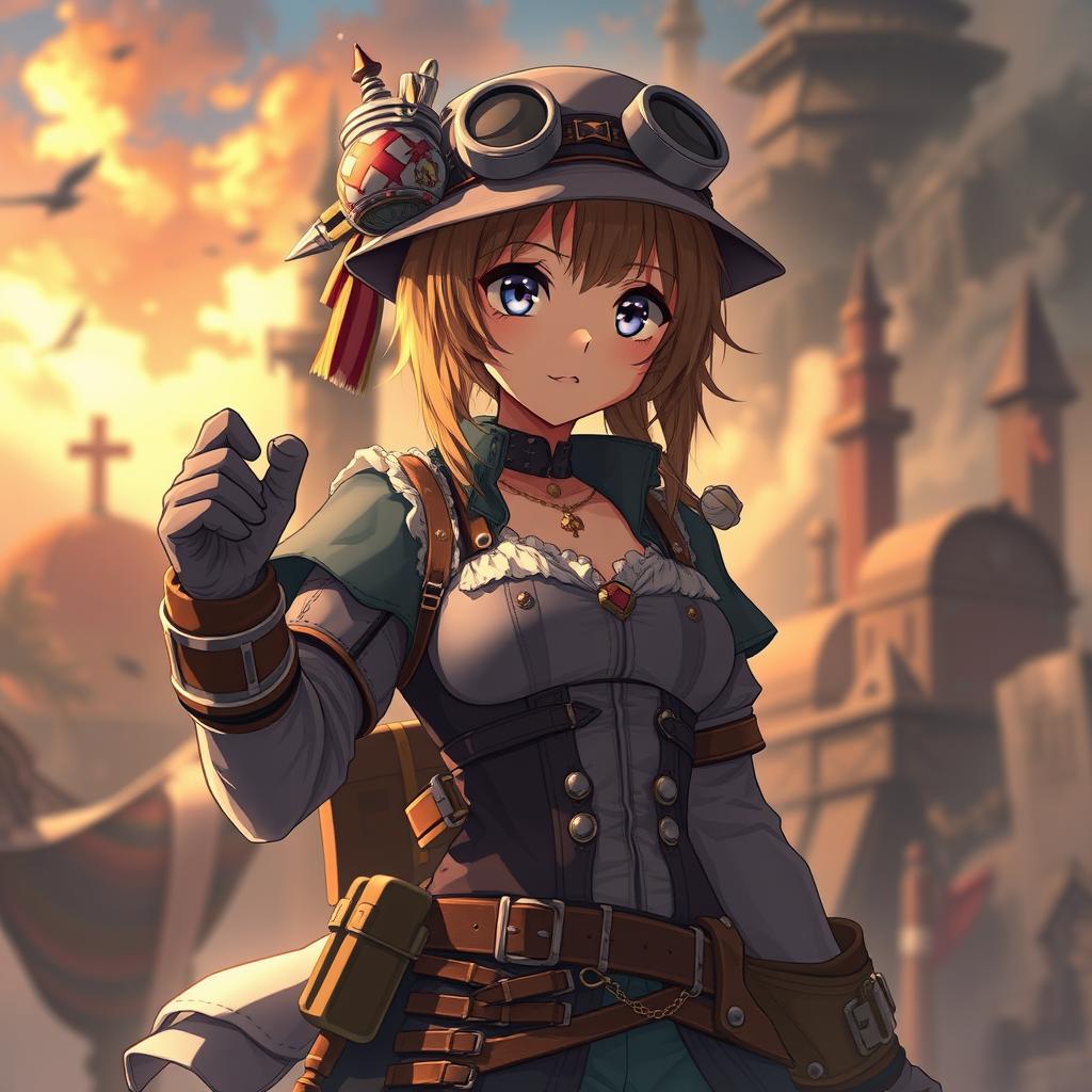 Download Anime A Steampunk Girl