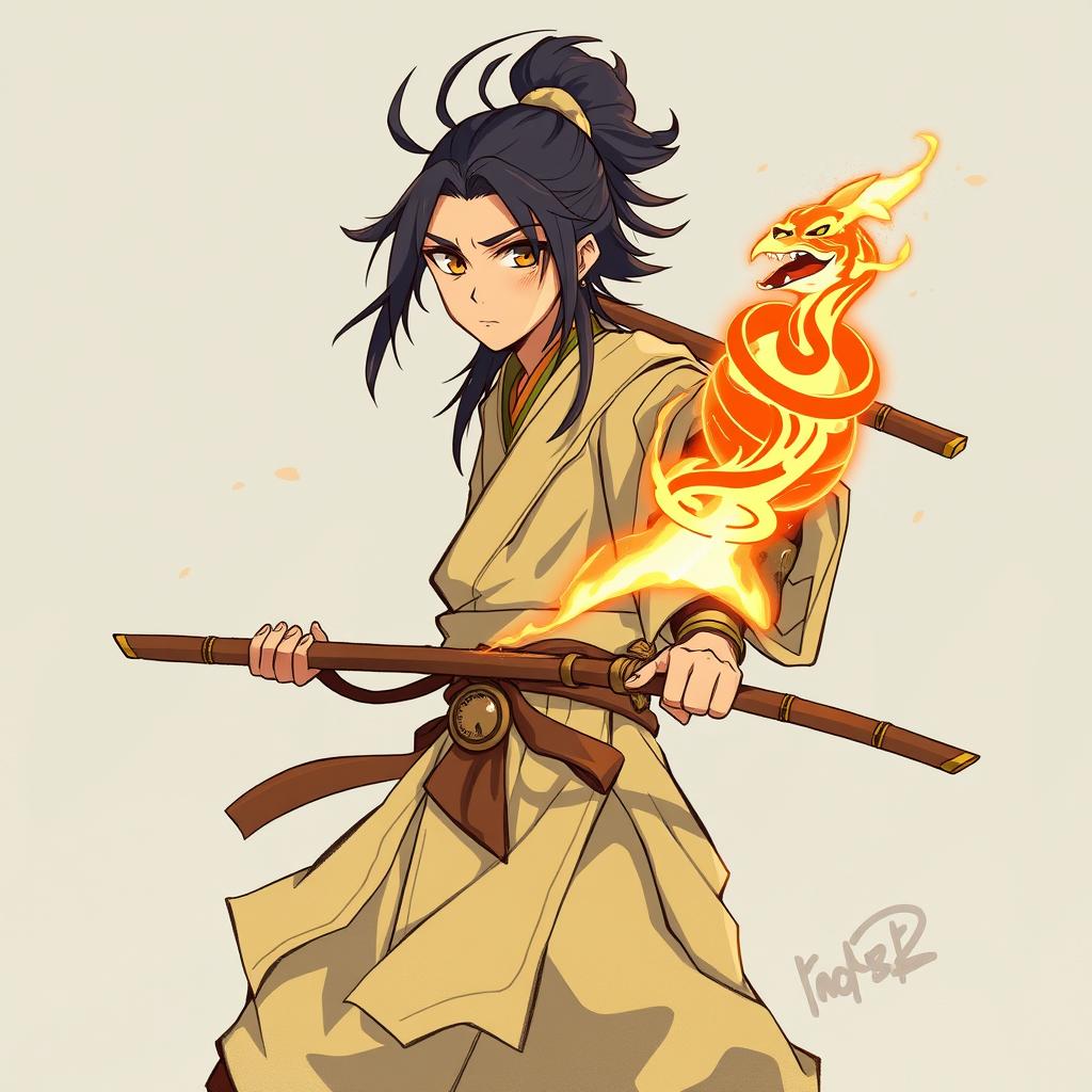 Download Anime A Warrior Monk