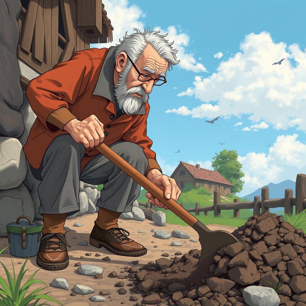 Download Anime An Old Man