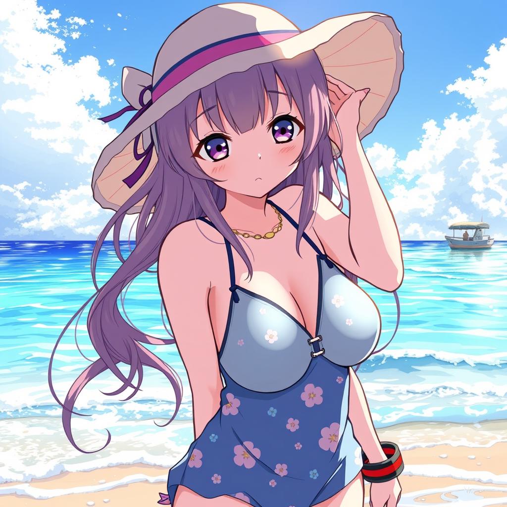 Download Anime Anime Beach Girl