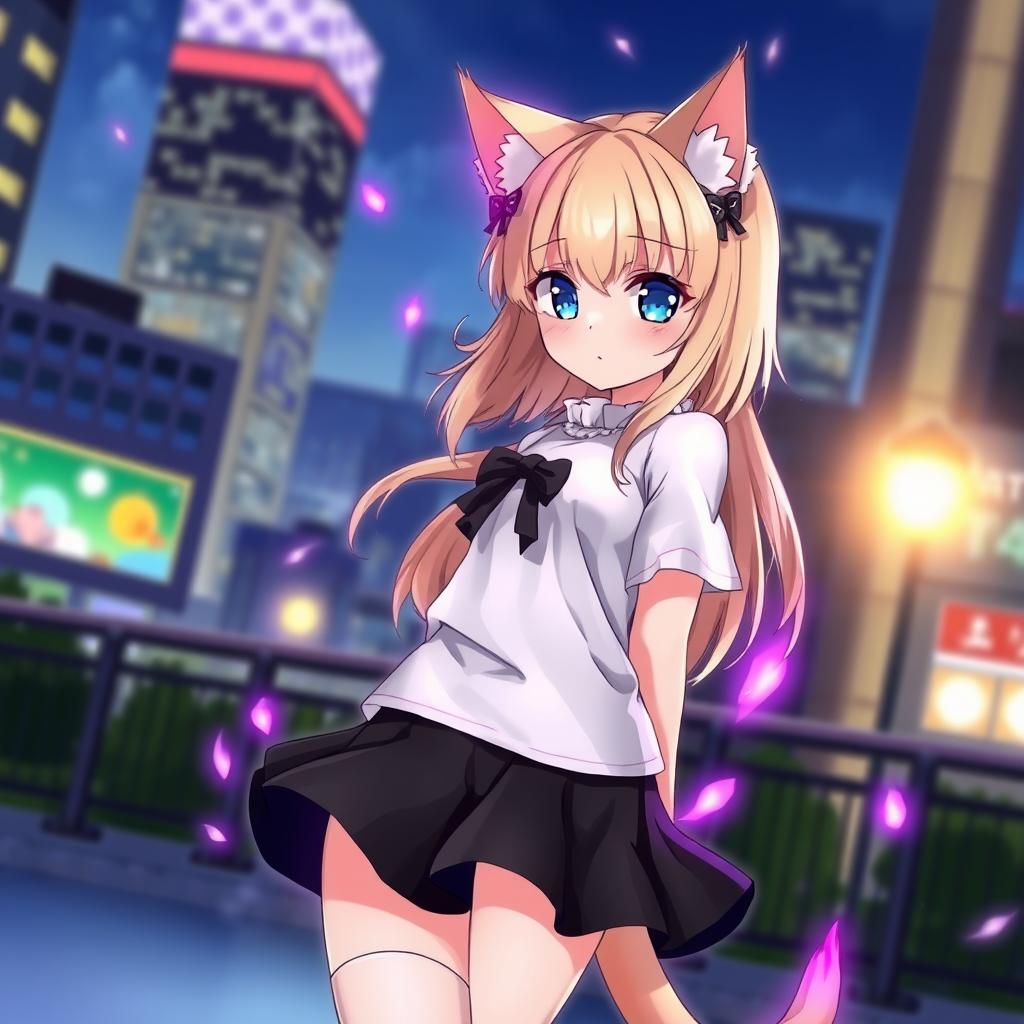 Download Anime Anime Catgirl Wearing