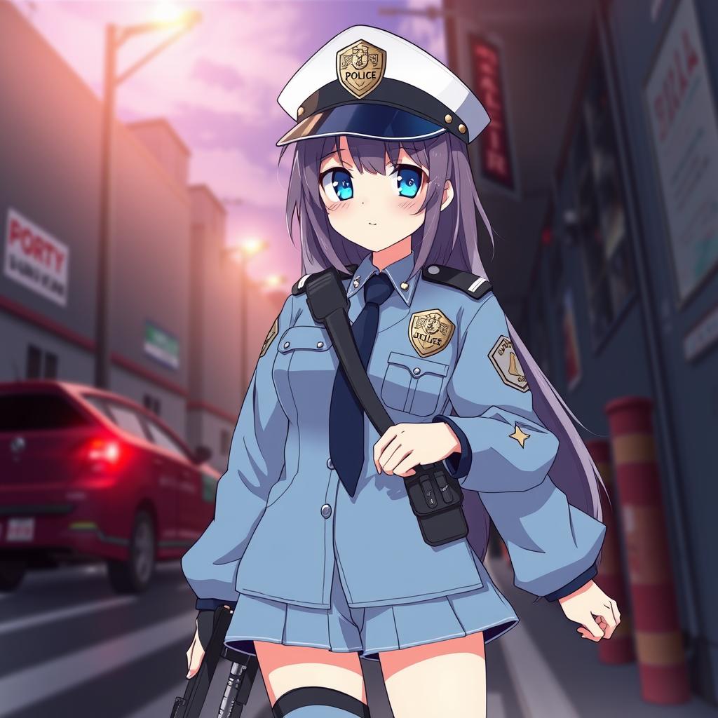 Download Anime Anime Girl Police