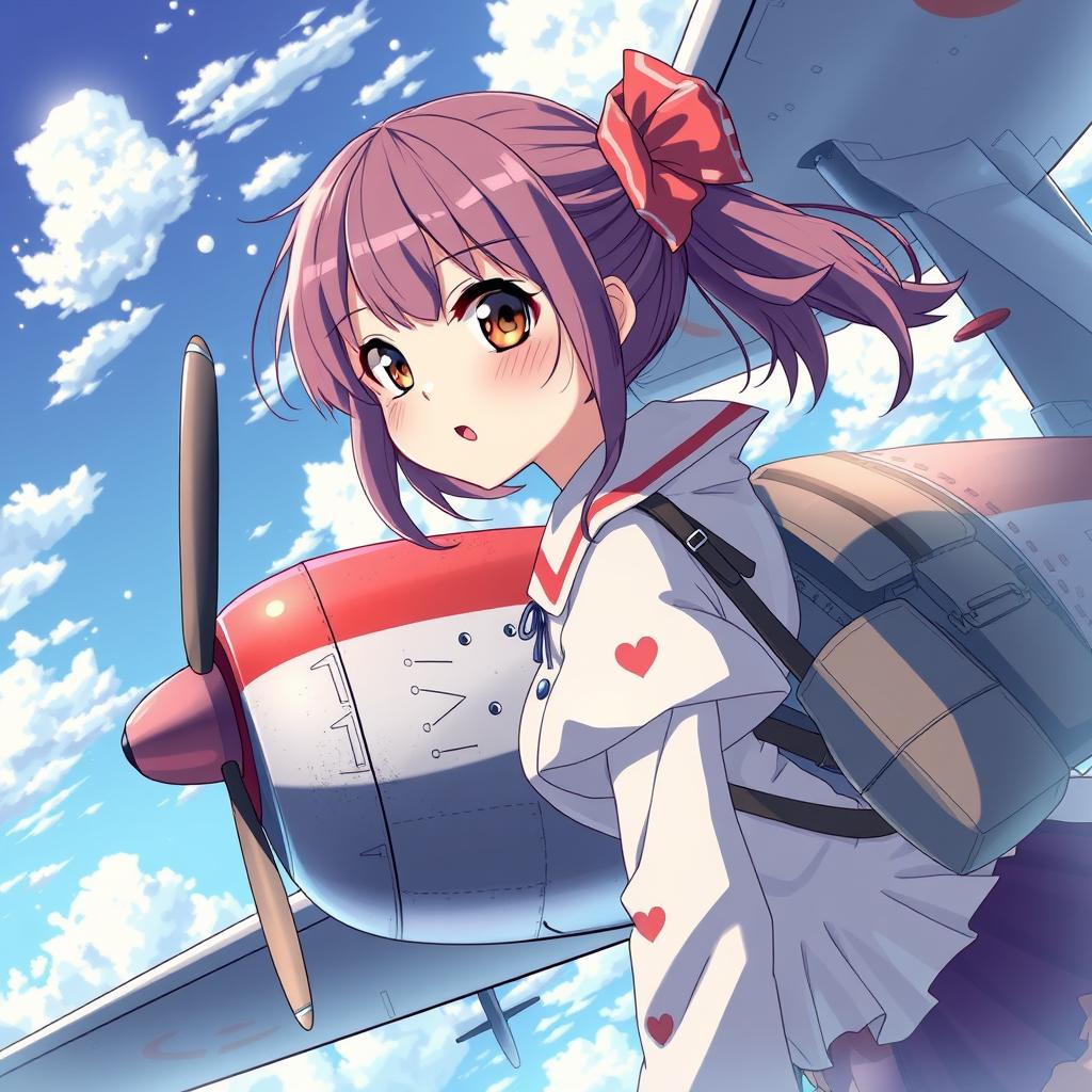 Download Anime Anime Plane Girl