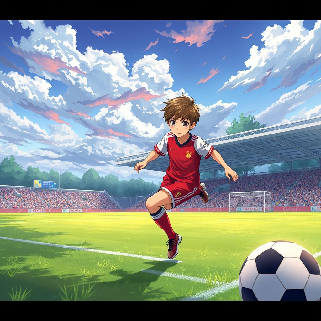 Download Anime Anime Soccer Field