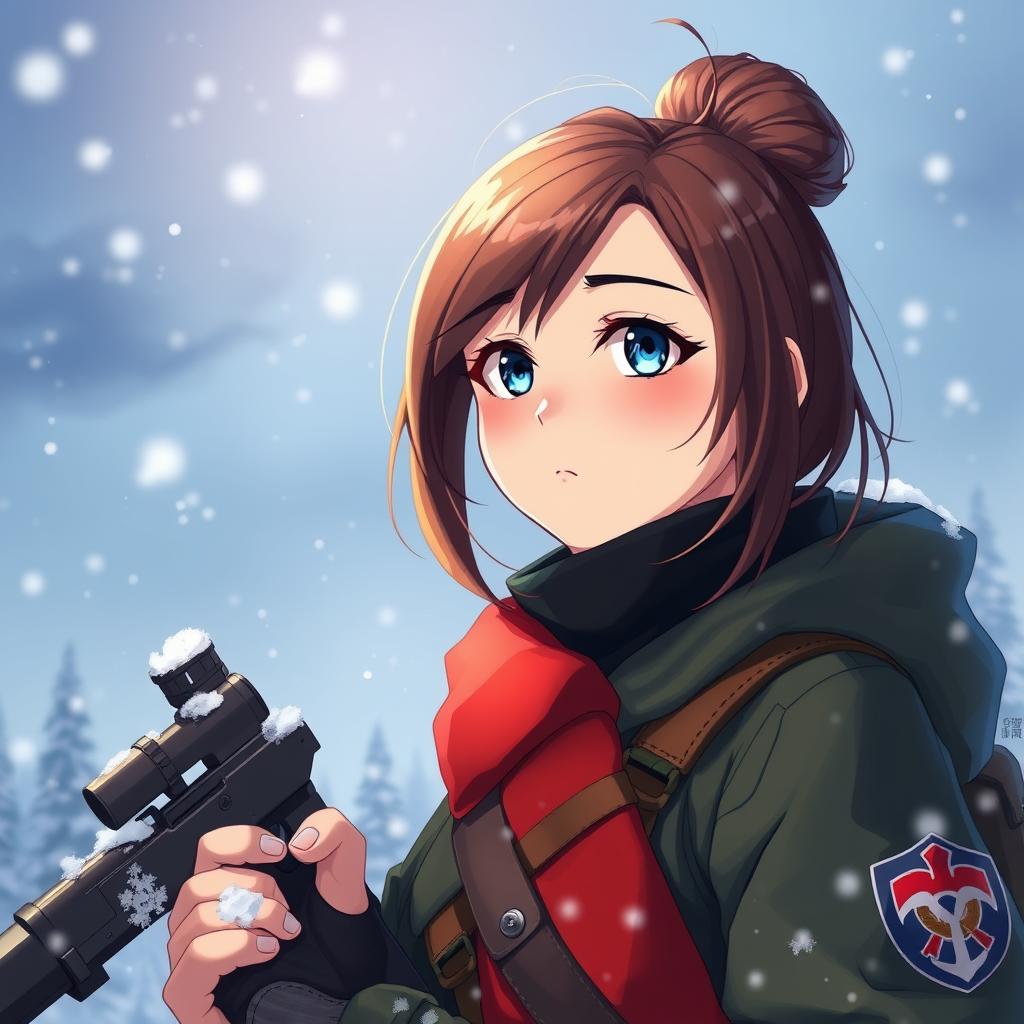 Download Anime Anime Soviet Soldiergirlwinter