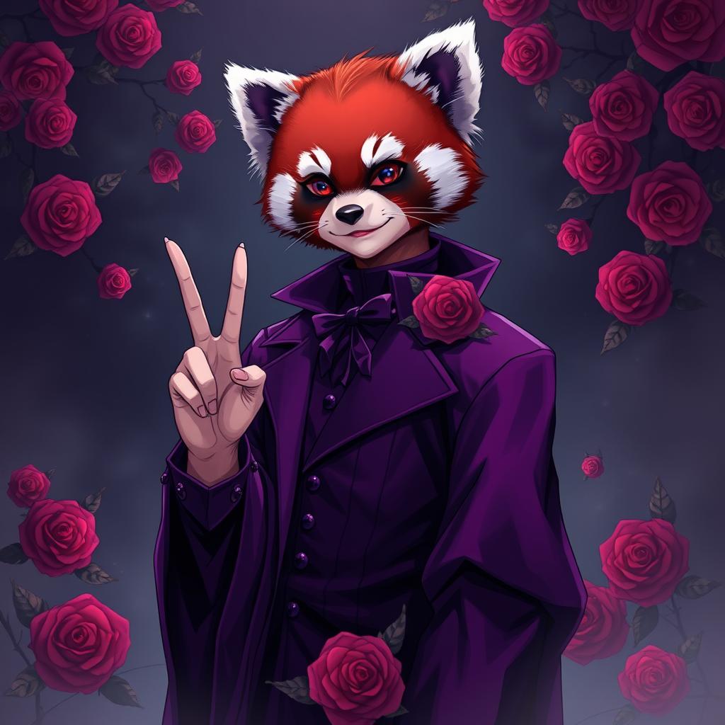 Download Anime Anthropomorphic Red Panda