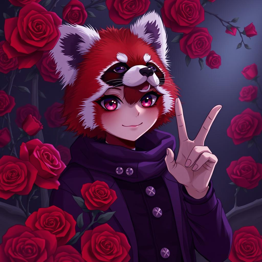 Download Anime Anthropomorphic Red Panda