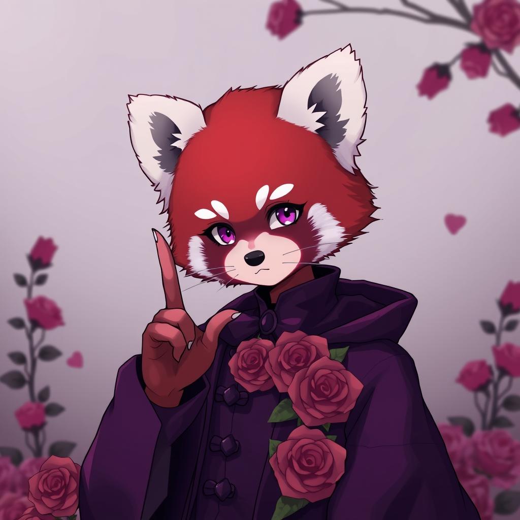 Download Anime Anthropomorphic Red Panda