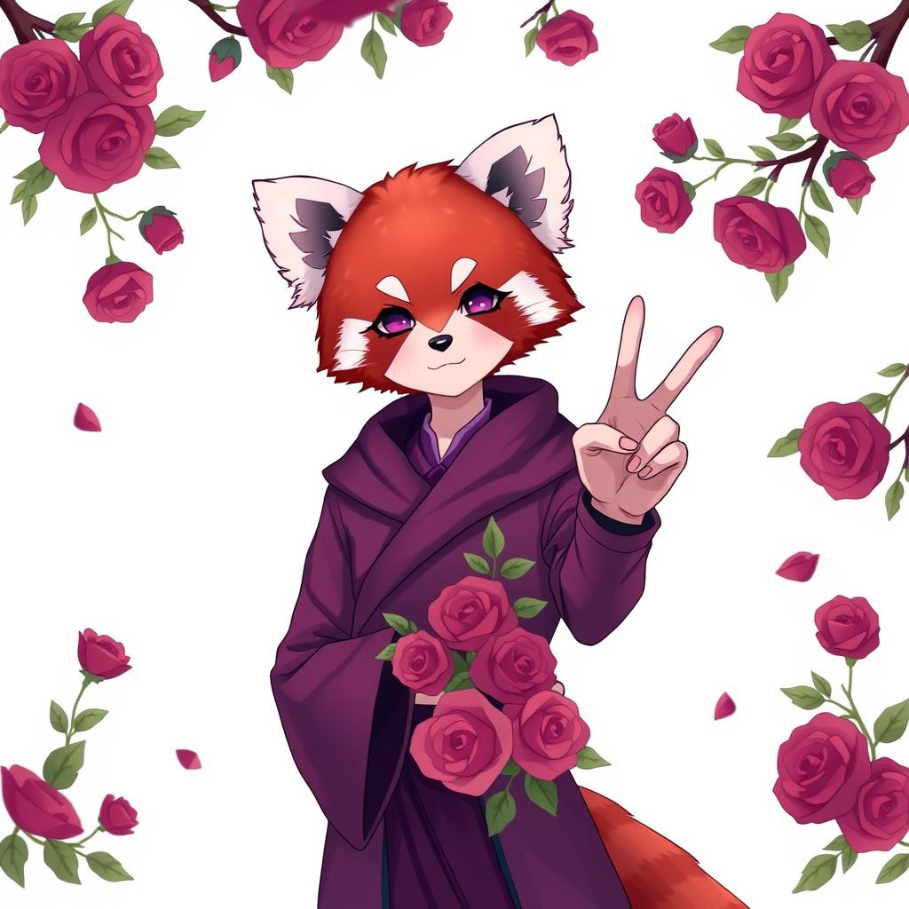 Download Anime Anthropomorphic Red Panda