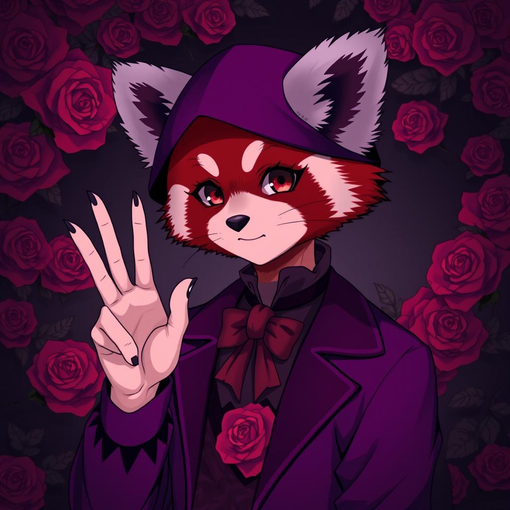 Download Anime Anthropomorphic Red Panda