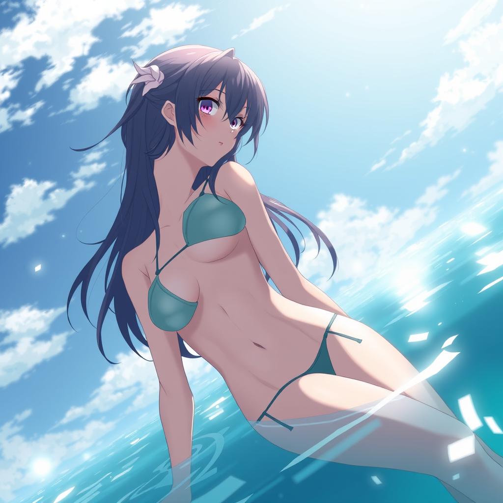 Download Anime Bikini Girl With