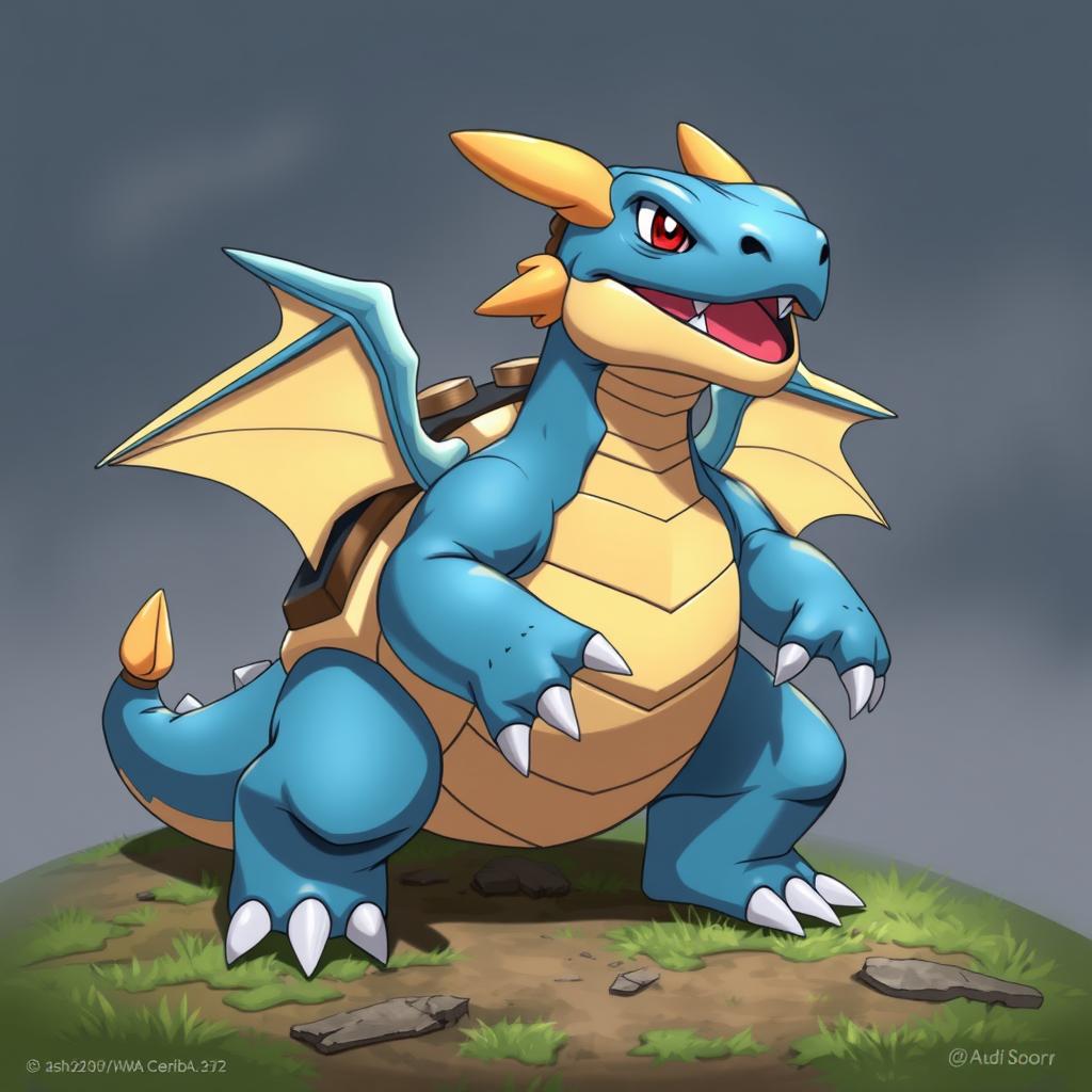 Download Anime Blastoise Dragon