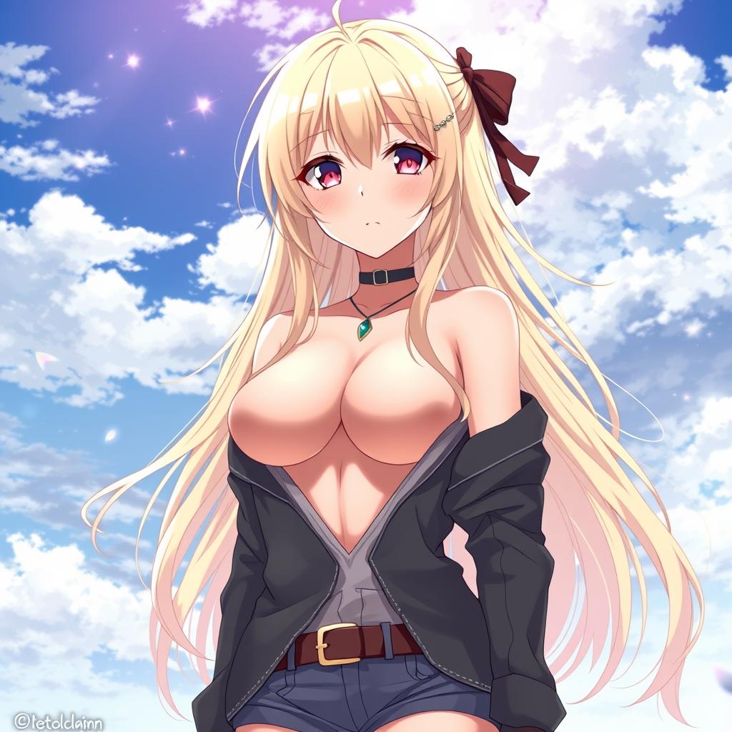 Download Anime Blonde Anime Girl