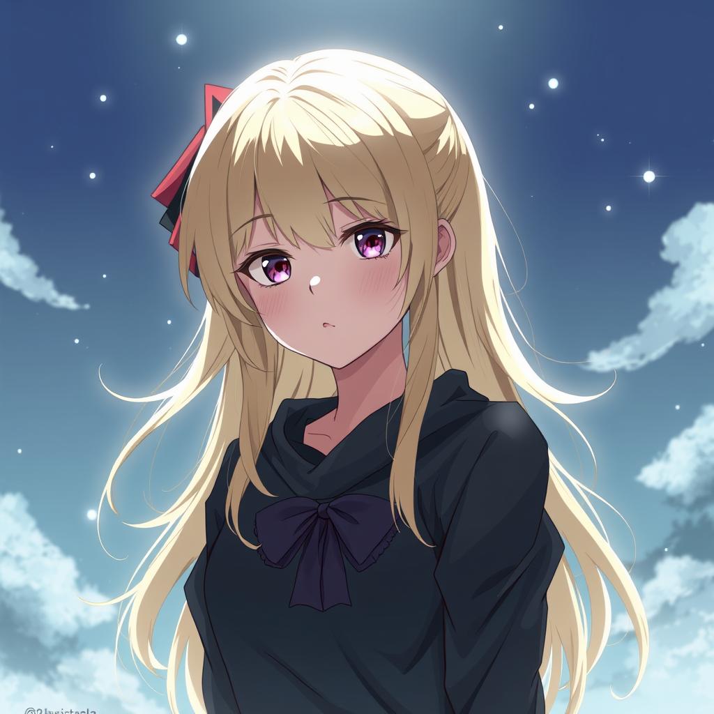 Download Anime Blonde Girl