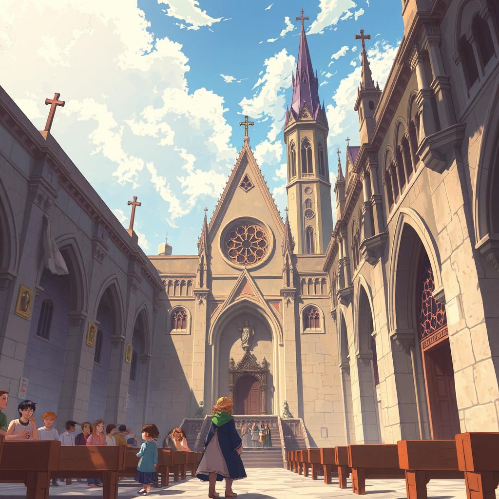 Download Anime Church Walls