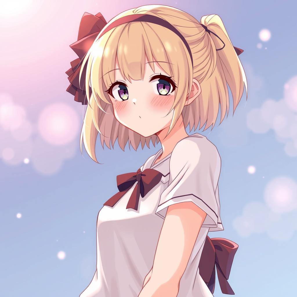 Download Anime Cute Blonde