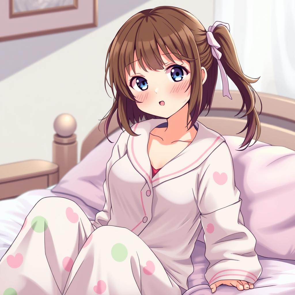 Download Anime Cute Girl With Pijama