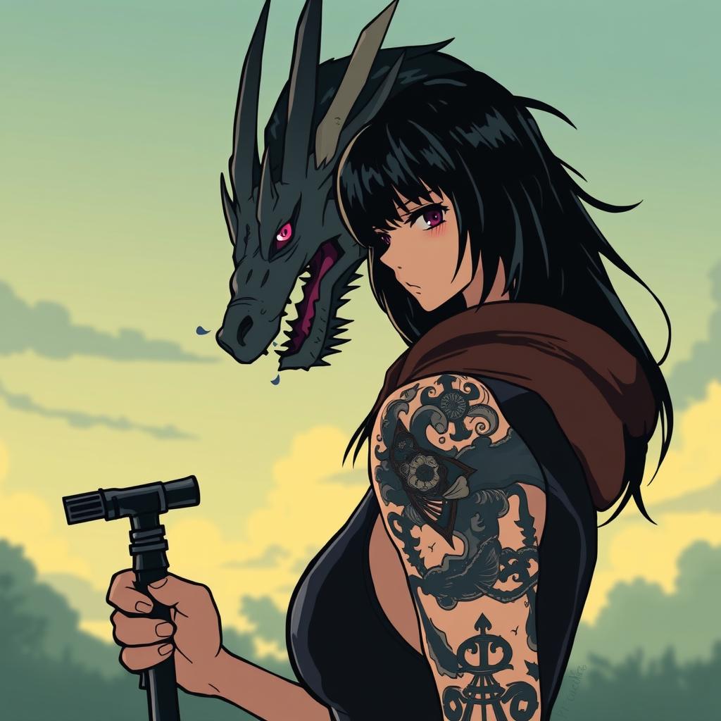 Download Anime Dragon Tattoo