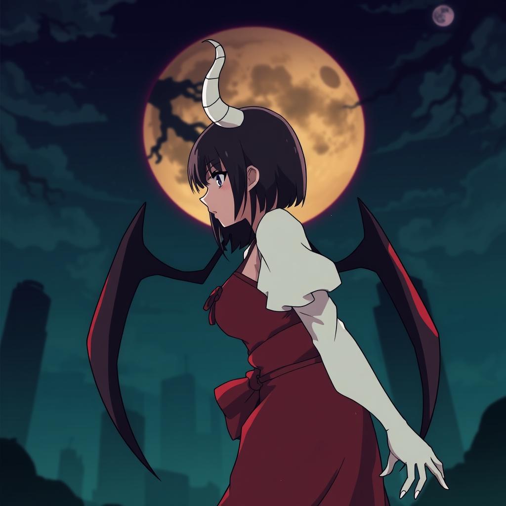 Download Anime Evil Woman Standing