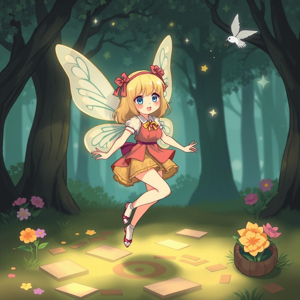 Download Anime Fairy Girl Plaing