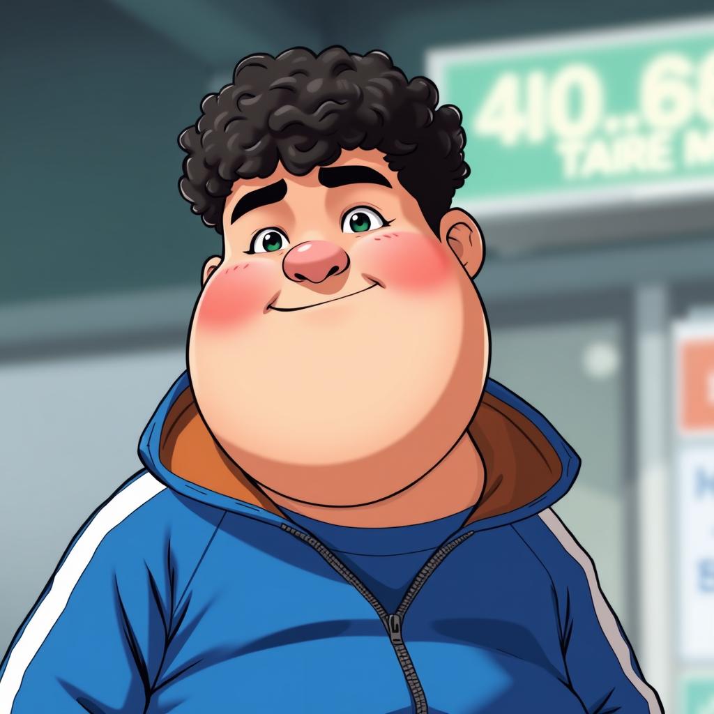 Download Anime Fat Man With