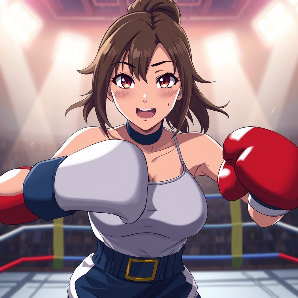 Download Anime Female Boxer Knocked