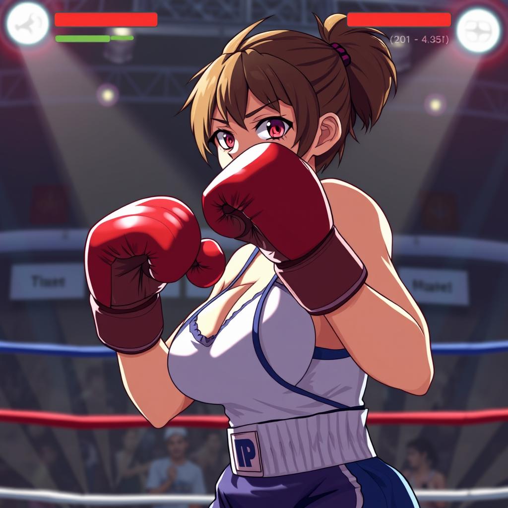 Download Anime Female Boxer Knocked