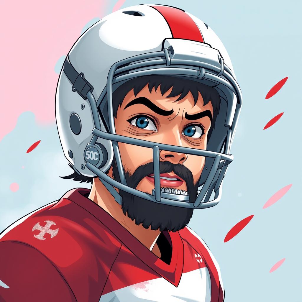 Download Anime Football Player Face