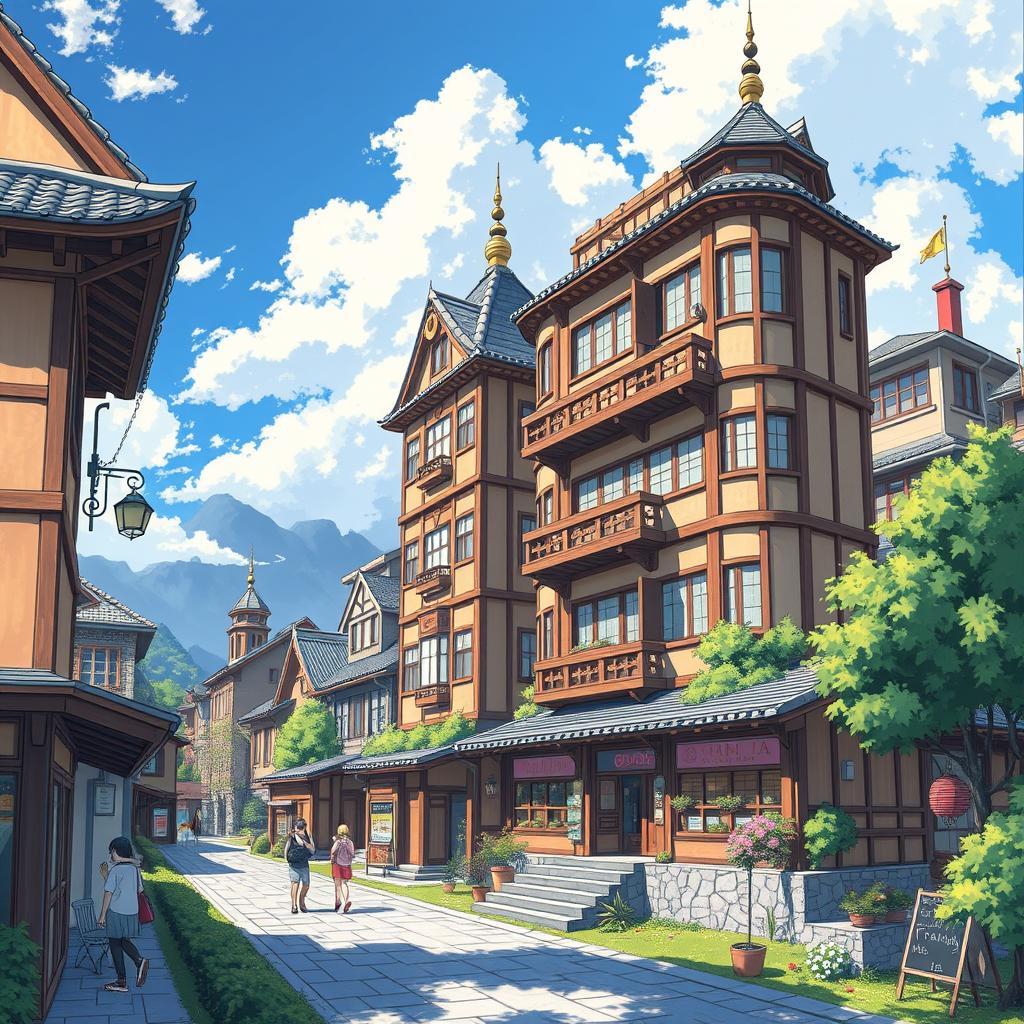 Download Anime Ghibli Buildings