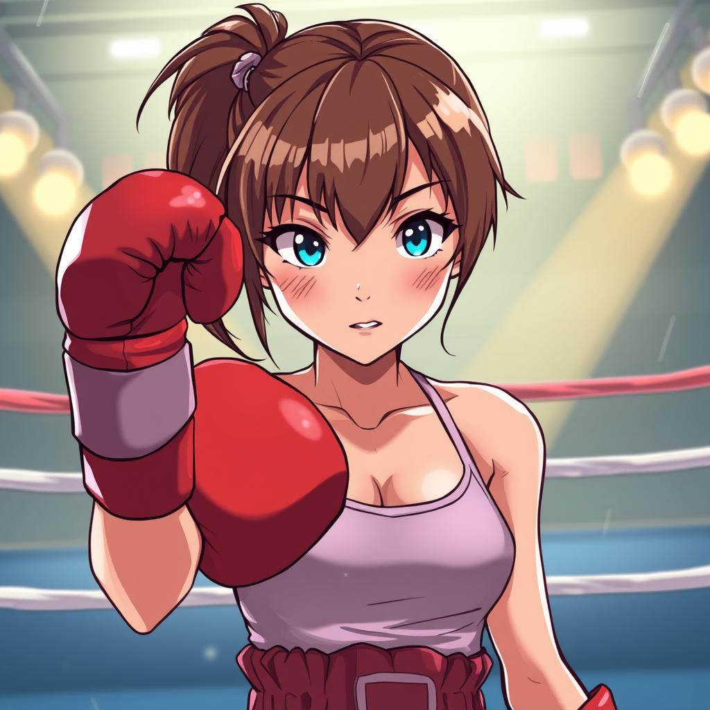 Download Anime Girl Boxer Bruisespov