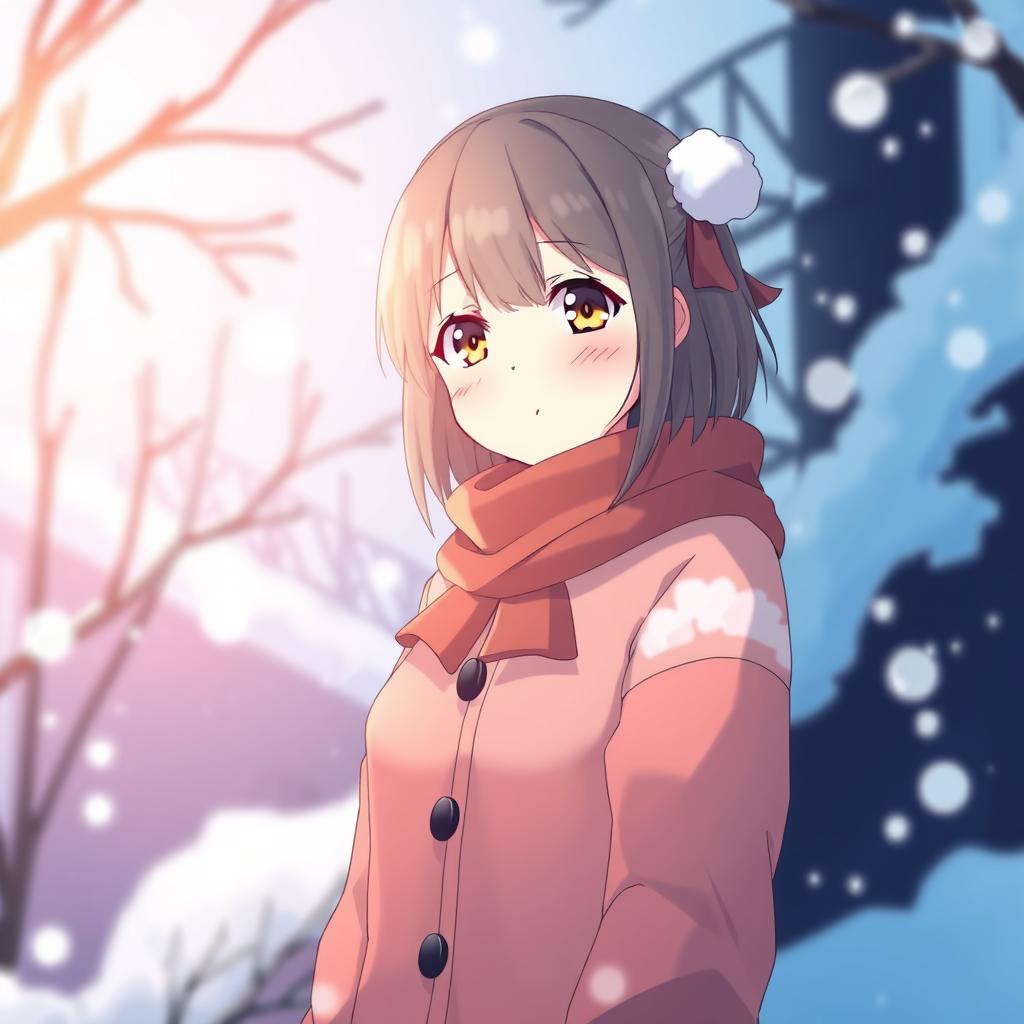 Download Anime Girl In Snow