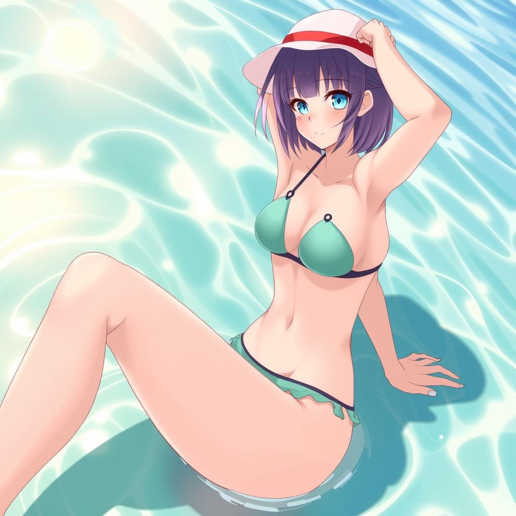 Download Anime Girl Is Swimsuit