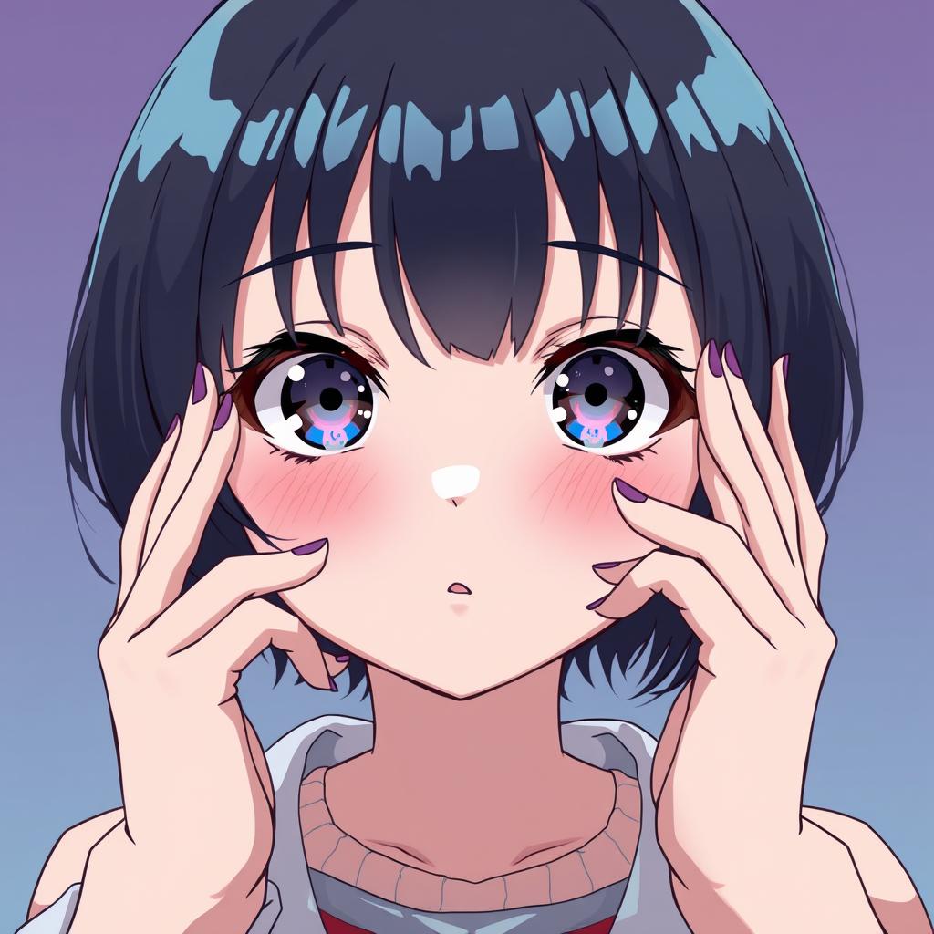 Download Anime Girl Small Eyes