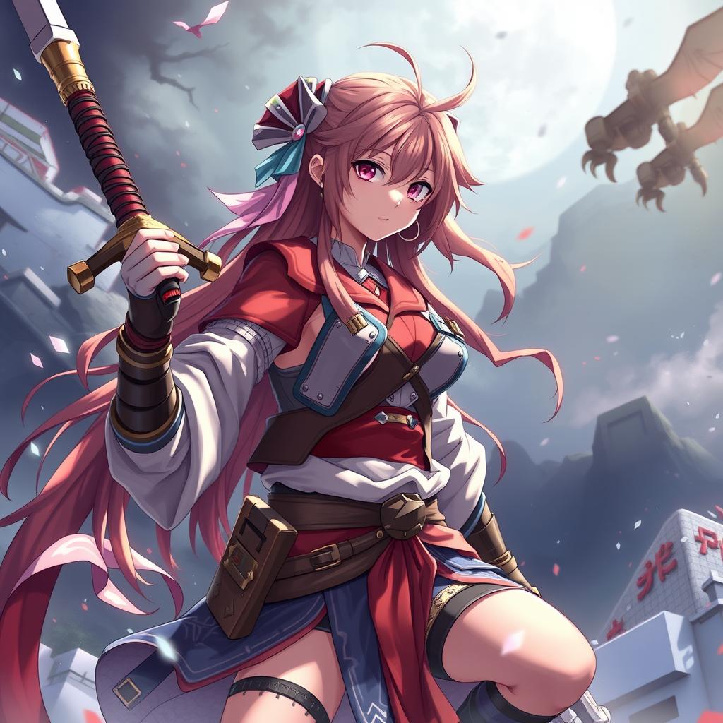 Download Anime Girl Warrior