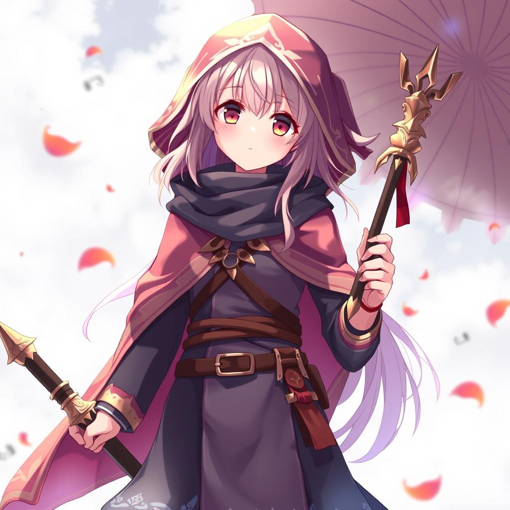 Download Anime Girl Wearing Mage