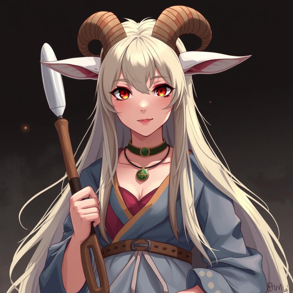 Download Anime Goat Woman