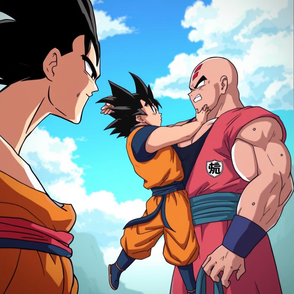 Download Anime Goku Kissing Nappa