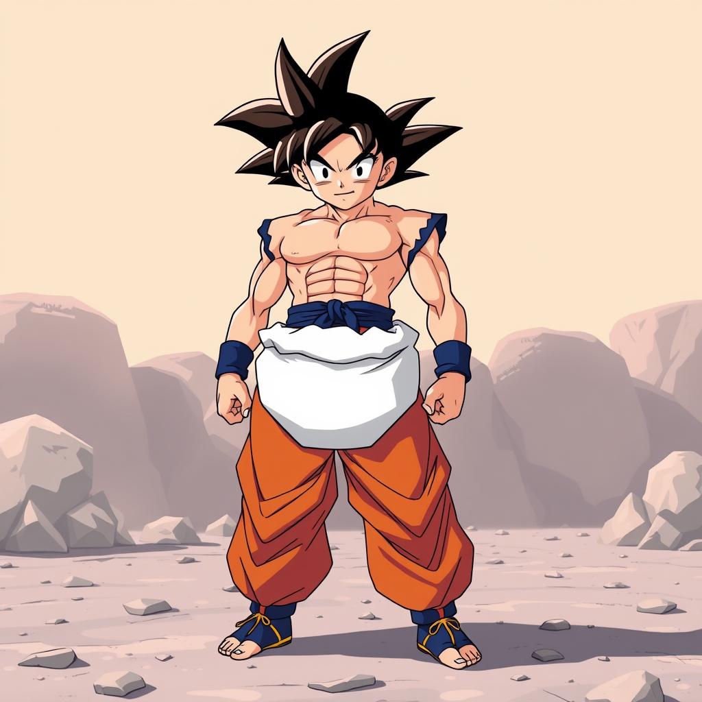 Download Anime Goku Wearing A