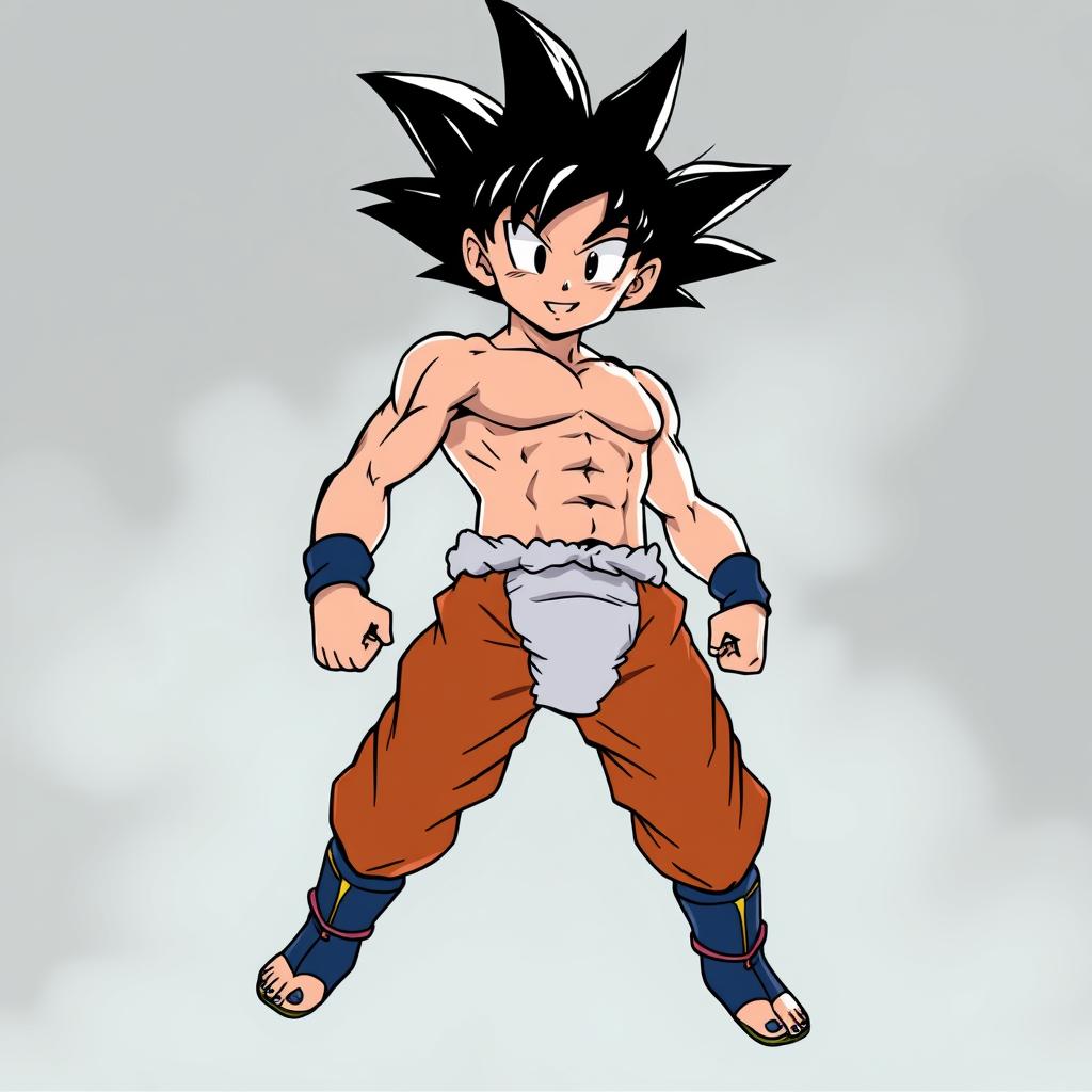 Download Anime Goku Wearing Diapers