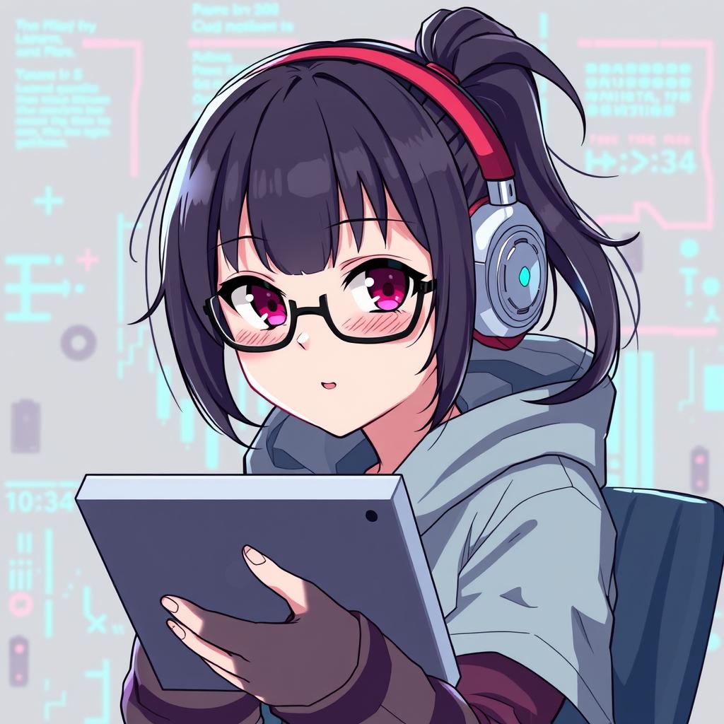 Download Anime Hacker Girl