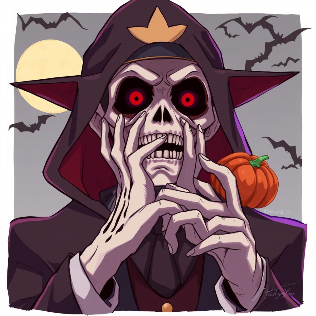 Download Anime Halloween Scary Man